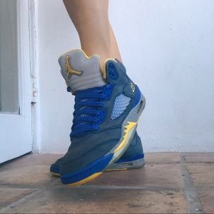 AIR JORDAN 5 RETRO LANEY 💙💛